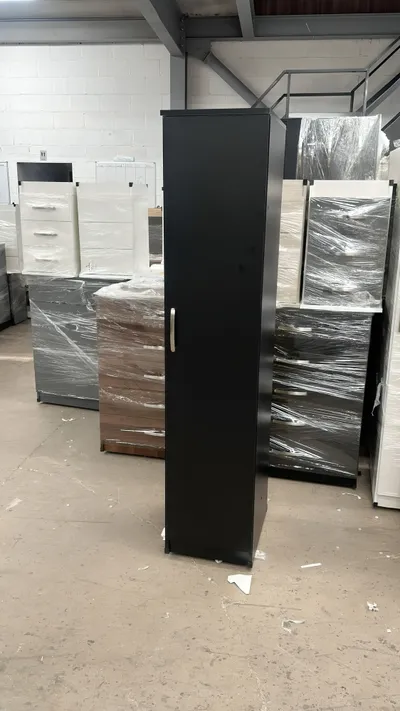 1 Door Wardrobe with Hanging Rail and Shelf, view 11