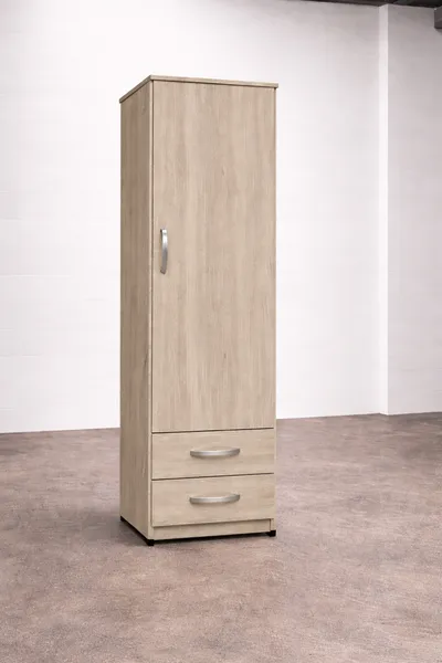 1 Door Wardrobe with Hanging Rail and Shelf, view 20