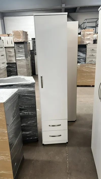 1 Door Wardrobe with Hanging Rail and Shelf, view 26