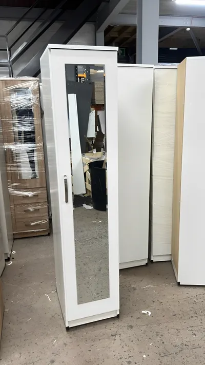 1 Door Wardrobe with Hanging Rail and Shelf, view 27