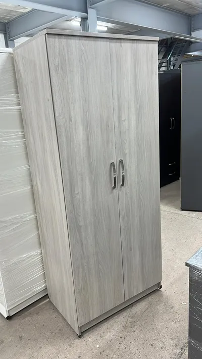 2 Door Wardrobe with Shelving and Hanging Rail, view 6