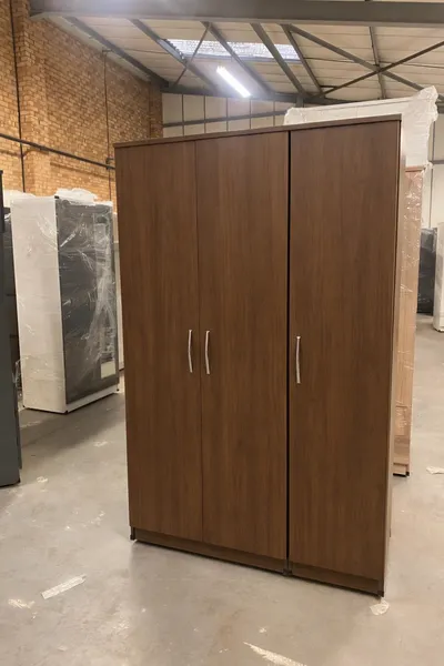 3 Door Wardrobe with Shelving and Hanging Rail, view 6