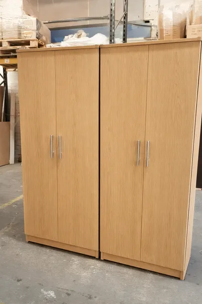 4 Door Wardrobe with Shelving and Hanging Rail, view 4