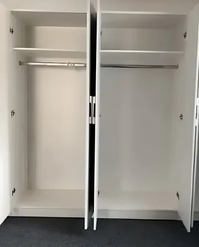 4 Door Wardrobe with Shelving and Hanging Rail, view 7