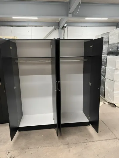 4 Door Wardrobe with Shelving and Hanging Rail, view 8