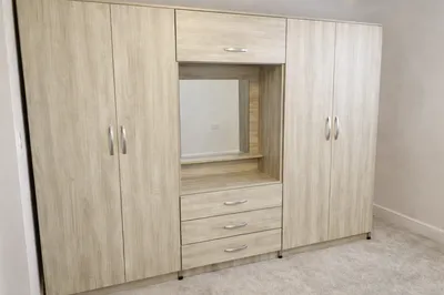 6 Door Dressing Wardrobe, view 4
