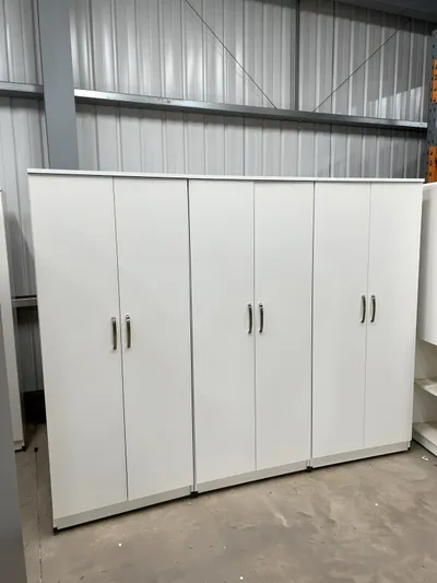 6 Door Plain Wardrobe