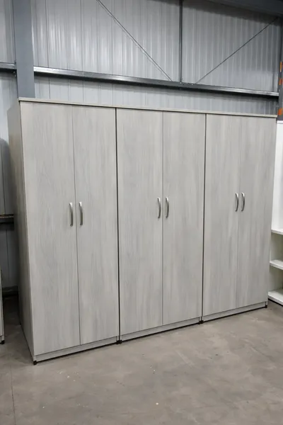 6 Door Plain Wardrobe, view 5