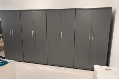 8 Door Wardrobe with Hanging Rail and Shelving, view 3