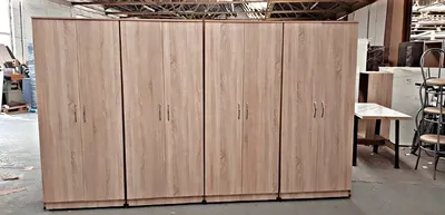 8 Door Wardrobe with Hanging Rail and Shelving, view 4