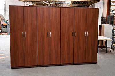8 Door Wardrobe with Hanging Rail and Shelving, view 6