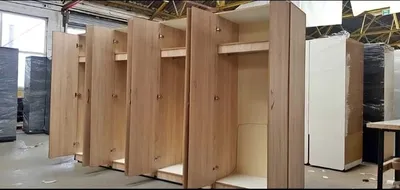 8 Door Wardrobe with Hanging Rail and Shelving, view 7