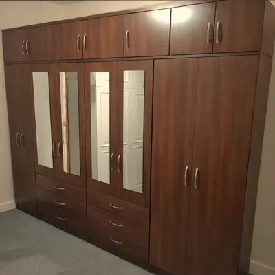 8 Door Wardrobe with Top Boxes, view 6