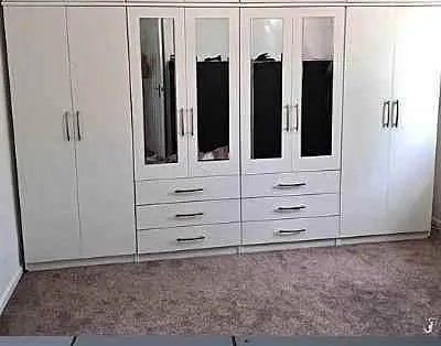 8 Door Wardrobe – Large Storage Design
