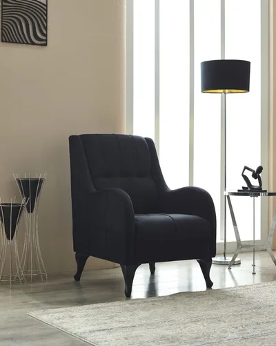 Acelya Black Sofa Bed with Storage – Bold Style Meets Smart Living, view 5