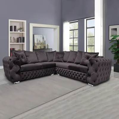 Ashton 5 Seater Corner Sofa Scattered back cushions