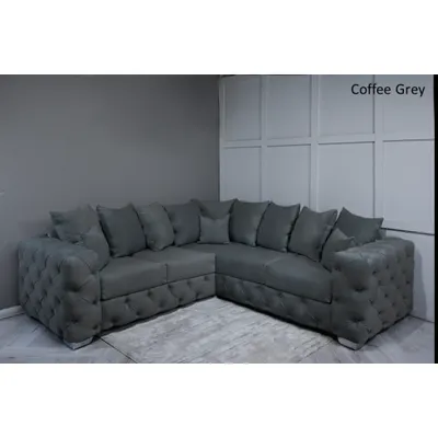Ashton 5 Seater Corner Sofa Scattered back cushions, view 3