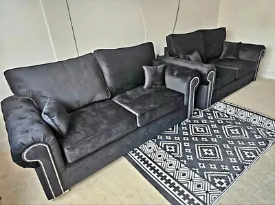 Ashwin 3+2 Seater High Back Corner Sofa, view 2