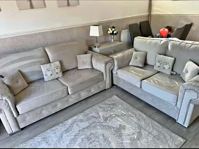 Ashwin 3+2 Seater High Back Corner Sofa, view 3
