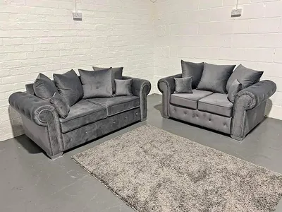 Ashwin 3+2 Seater Scattered Back Corner Sofa