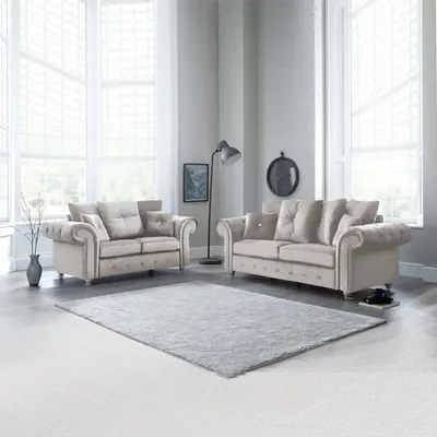 Ashwin 3+2 Seater Scattered Back Corner Sofa, view 11