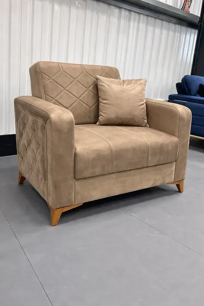 Beige Chester Sofa Bed – Modern Comfort in a Timeless Neutral Tone, view 4