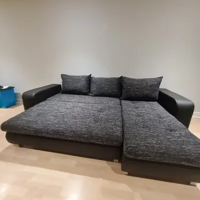 Berlin sofa bed charcoal, view 4