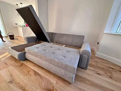 Berlin sofa bed gray, view 3