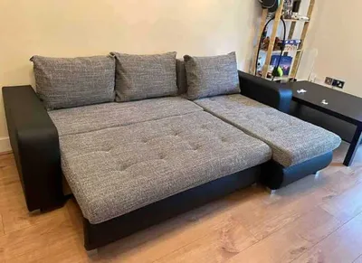 Berlin sofa bed light charcoal