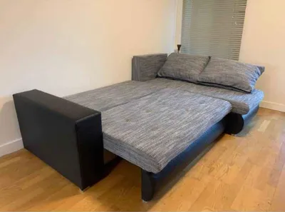 Berlin sofa bed light charcoal, view 5