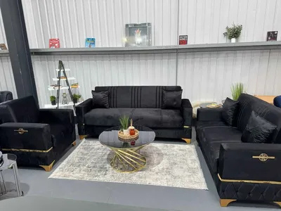 Black Istanbul Sofa – Modern Luxury with Timeless Elegance