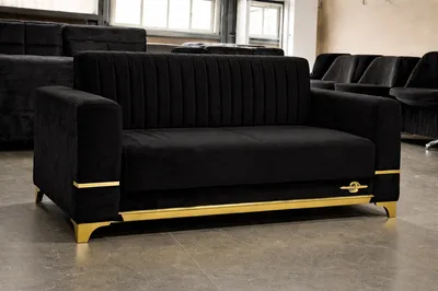 Black Istanbul Sofa – Modern Luxury with Timeless Elegance, view 4