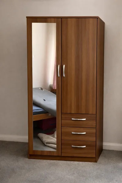 2 Door Wardrobe with 1 Mirror, 3 Bottom Drawers and Inside Shelves Combi, view 7