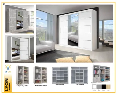 Florence Sliding Door Wardrobe – Modern Elegance with Smart Storage