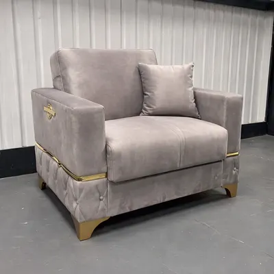 Grey Istanbul Sofa – Modern Luxury & Timeless Comfort, view 4