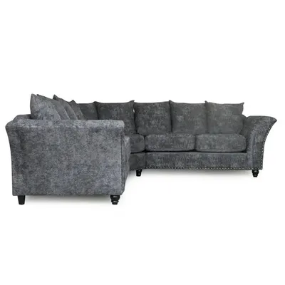 Harrison 5 Seater Corner Sofa | Modern Fabric | Sofa for Living Room, view 4
