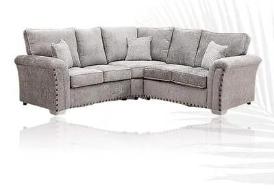 Harrison 5 Seater Corner Sofa | Modern Fabric | Sofa for Living Room, view 5