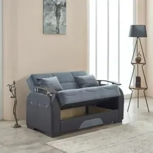 Lincoln Sofabed Grey with Storage 52-103, view 3