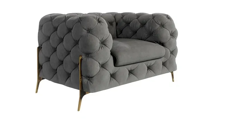 Luxury Chesterfield Armchair – Classic Tufted Design & Timeless Comfort