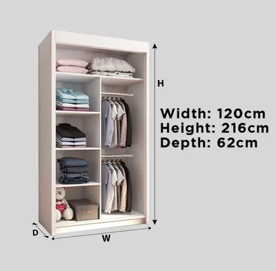Lyon Slide door wardrobe, view 6