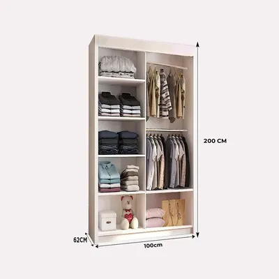 Milan Slide door wardrobe, view 9