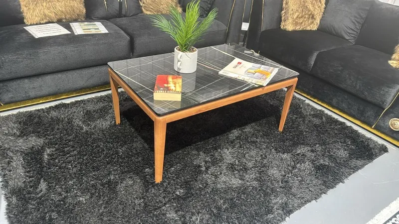 Modern Coffee Table — Natural Ceviz Nested Set
