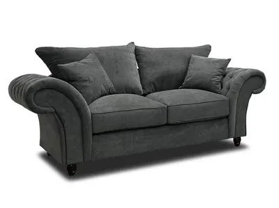 Nicole 3+2 Seater Chesterfield Corner Sofa – Elegant, Comfortable Fabric Couch, view 2