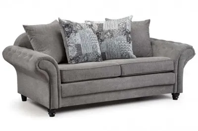 Nicole 3+2 Seater Chesterfield Corner Sofa – Elegant, Comfortable Fabric Couch, view 3
