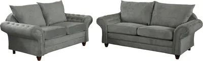 Nicole 3+2 Seater Chesterfield Corner Sofa – Elegant, Comfortable Fabric Couch, view 5