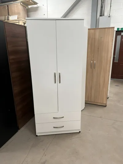 2 Door Wardrobe with 2 Drawers and Mirrors, view 11