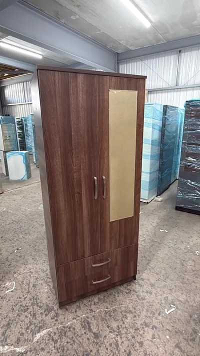 2 Door Wardrobe with 2 Drawers and Mirrors, view 17