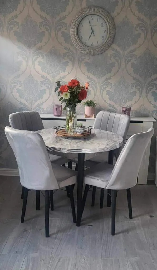 Round Dining Table — Lagina Grey
