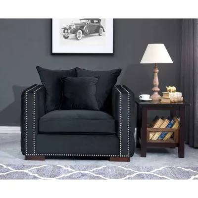 Ruby/Alaska Armchair – Jumbo Cord Fabric | Stylish & Comfortable Seating, view 2