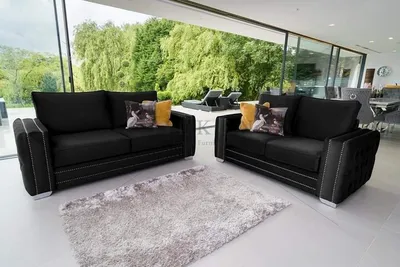 Ruby/Alaska 3+2 Seater Sofa – Velvet Luxury, Cornered to Perfection, view 2